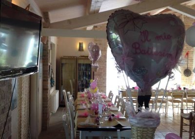 Balloon art battesimo