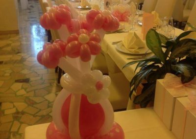 Balloon art battesimo