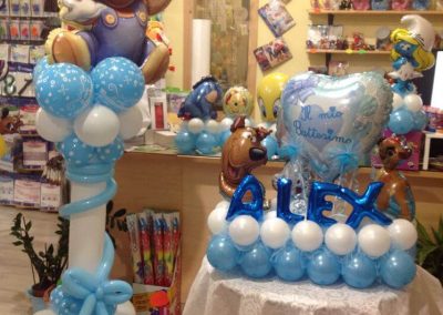 Balloon art battesimo