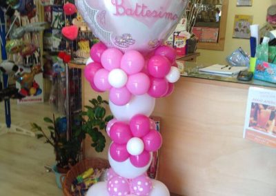Balloon art battesimo