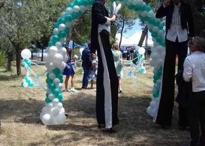Balloon art matrimonio