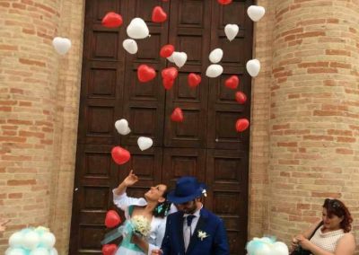 Balloon art matrimonio