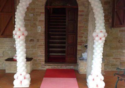 Balloon art matrimonio