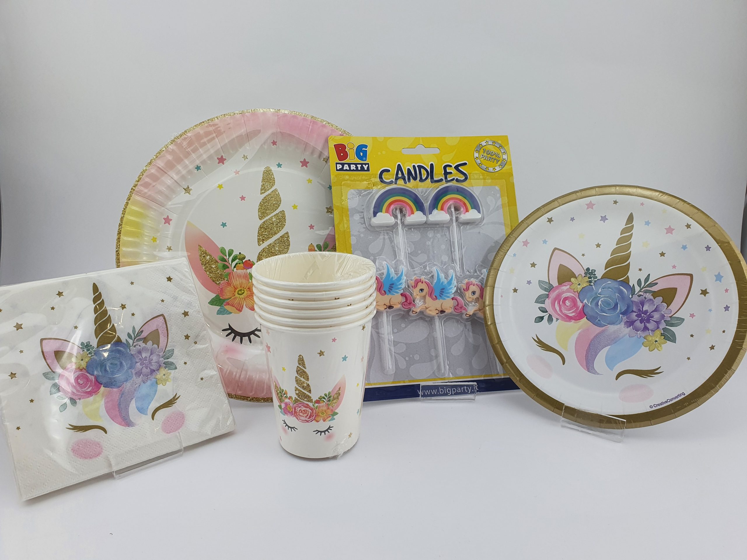 Party kit tema unicorno per il primo compleanno di Marika 😍 - Unicorn  party kit - Incartando Incantando